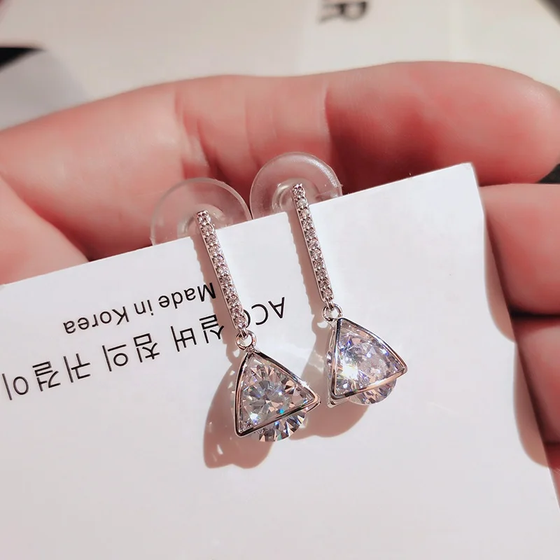 

Elegant Earrings Women Jewelry Water Drop Crystal Statement Earring for Wedding Party Gift Top Quality