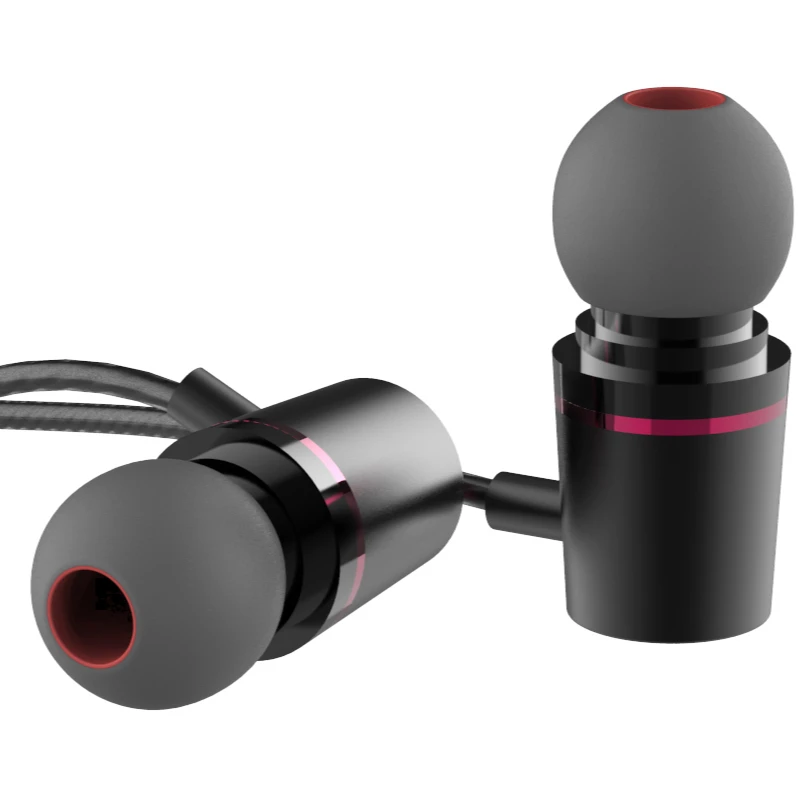 

Wholesale In Ear Earphone Super Bass Metal Stereo wired Earphones High-clarity Microphone Sport For Samsung iPhone Earphone