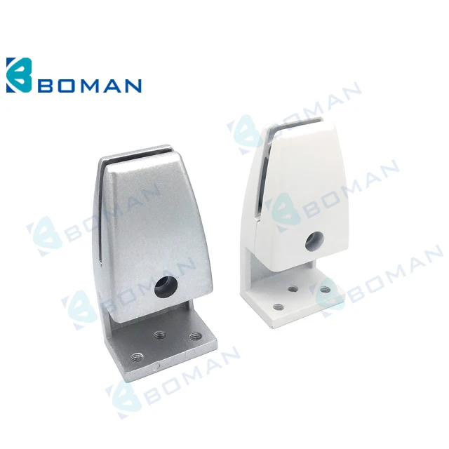 
Aluminium Alloy Office Desk Screen Glass Partition Bracket Clamp 