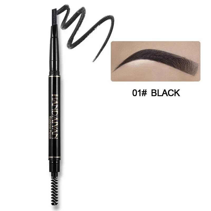 

HANDAIYAN 5 Colors Eyebrow Pencil Enhancers Waterproof With Brush Private Label OEM ODM Wholesale Vendor