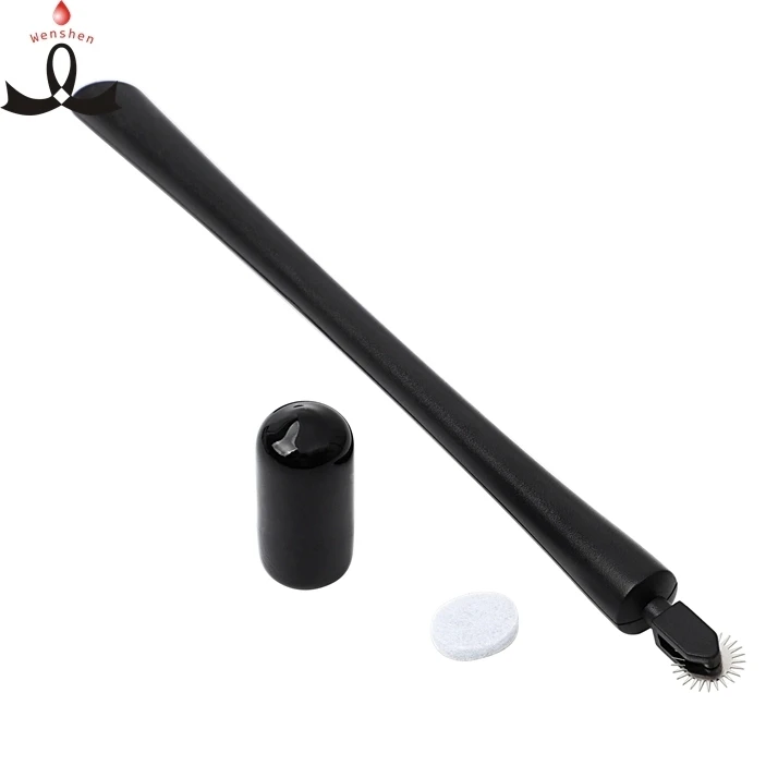 

High Quality Black Eyebrows Disposable Microblade Roller Shader Micro Shadow Pen