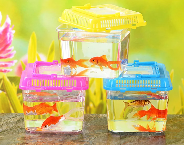 

Breathable Fish Tank Pet Fish Transport Tank Small Fish Tank