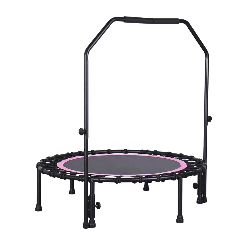 

38inch Gymnastic Trampolines Outdoor Indoor Jumping Round Fitness Mini Trampoline, Black or customized colors