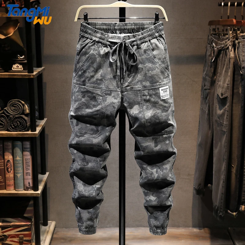 

TMW 2021 wholesale fashion Man's trousers 80%cotton pocket pantalones de hombre men camouflage Cargo pants pants for men