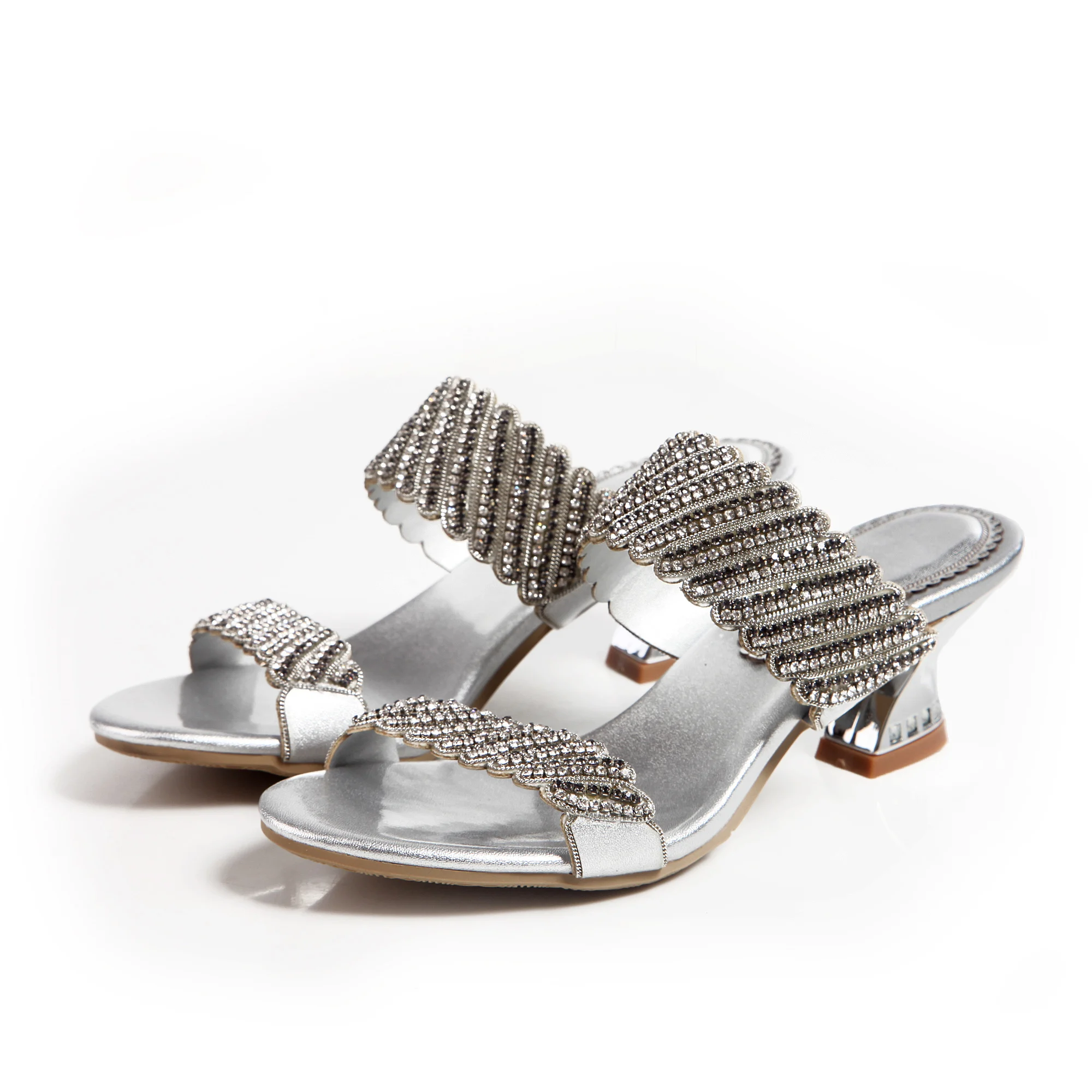 

Full Rhinestone Bling Bling Female Sandals Turkish Sandalias Sandles Women Shoes Heels for Ladies