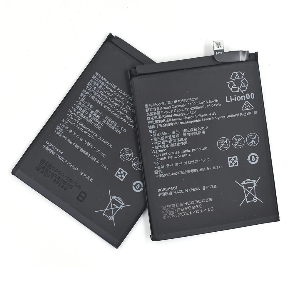 

TOP quality mobile phone 4200mAh HB486586ECW Battery For Huawei V30/MATE30
