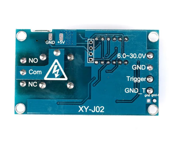 Xyj02 630v 12v 24v Micro Usb 5a 1 Channel Delay Timer Relay Module Cycle On/off Timer Delay