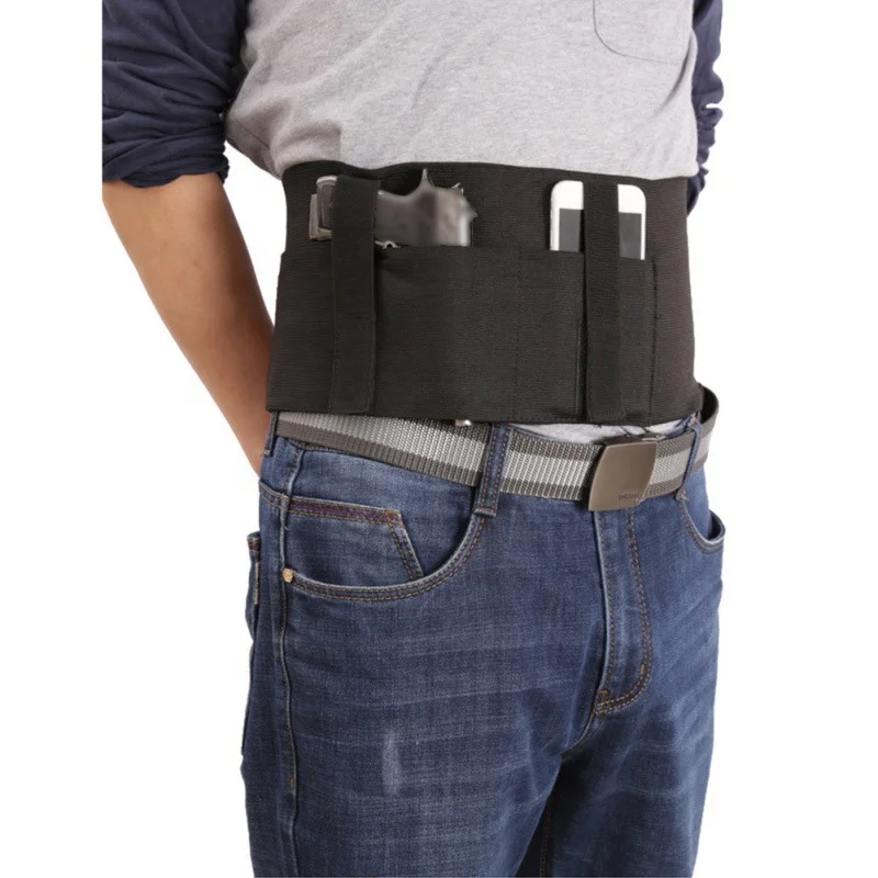 

Adjustable Elastic Neoprene Waist Concealed Carry Belly Band Holster Outdoor accessories