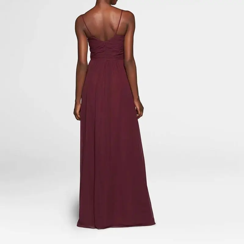 

Spaghetti Straps All-Over Pleated Top With A Classic Sweetheart Neckline Evening Dress Pleated Shine