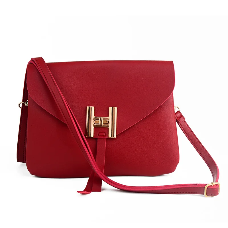 

New design pu travel fashion customize logo side satchel women bag, Black, red