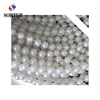 white colored plastic pearl bead chain for jewelry