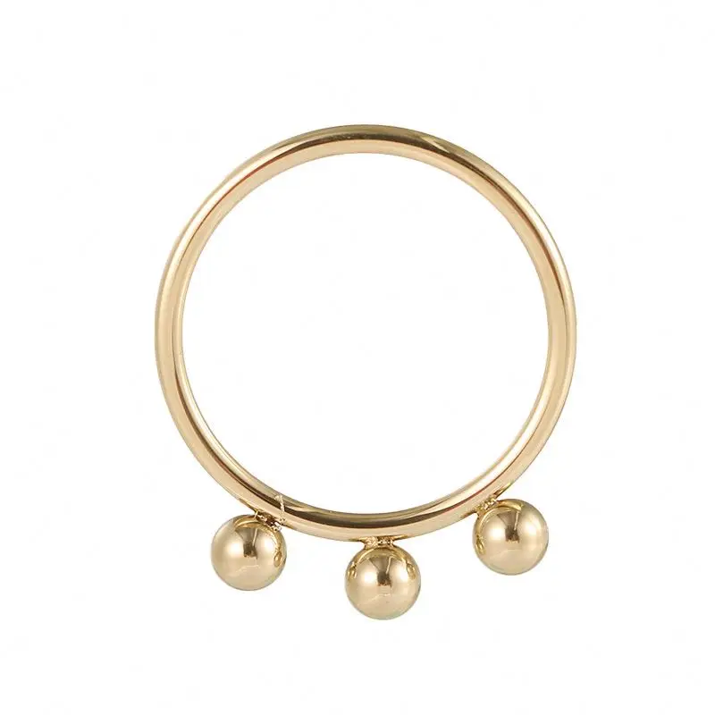 

Custom Personalized Ring Stainless Steel Gold Plated Ring For Gift