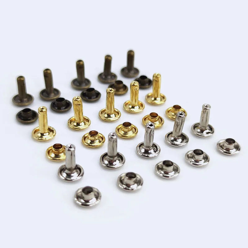 

Deepeel BF236 5/6/7/8/9/10mm Studs Nailhead DIY Leather Craft For Shoes Clothing Bag Parts Decoration Round Copper Rivets