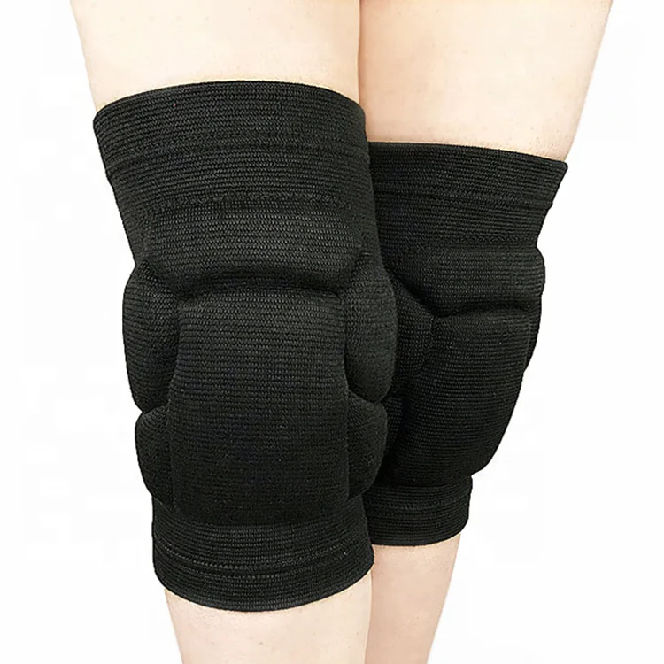 

2019 new thickened anti-collision sponge kneepad dance volleyball kneepad, Black