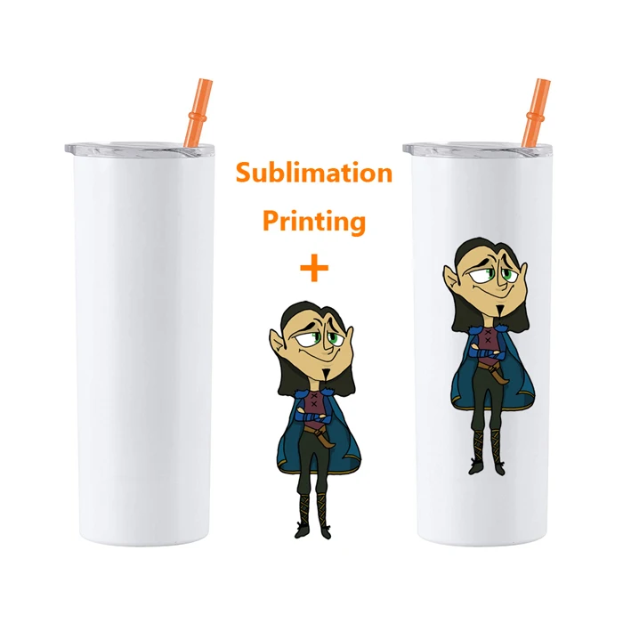 

Wholesale Sublimation Blanks Thermal Coffee Mug 20oz Straight Stainless Steel Vacuum Insulated Skinny Tumbler With Slide Lid, Customized color