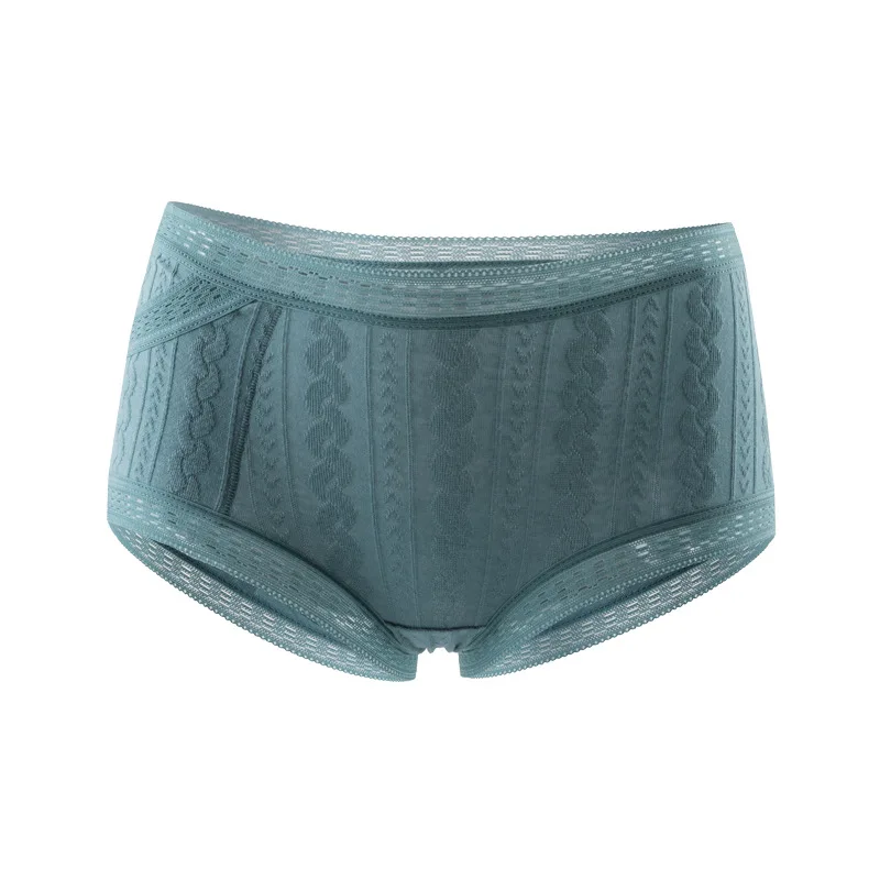

Lace Mid Waist Panties Briefs Women' S Underwear with Pocket Wholesale Breathable Spandex Breathable Pure Cotton