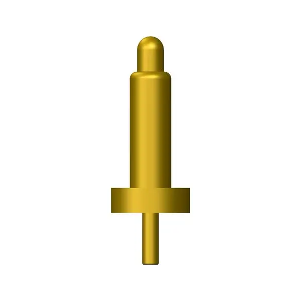 Magnetic brass spring loaded female male pogo pin connector