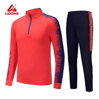 

Wholesale half zip sweat suits Custom Mens orange tracksuit new style nice unique Tracksuits for men