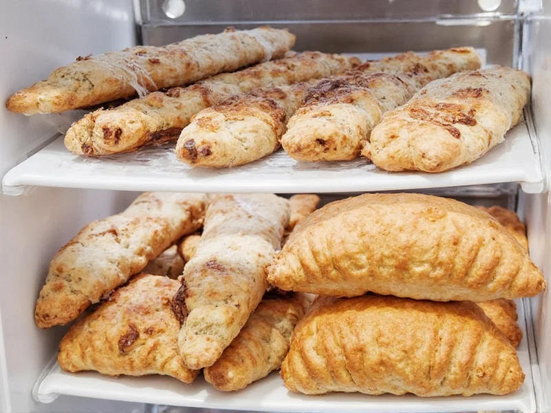 Properly stored homemade uncrustables in freezer