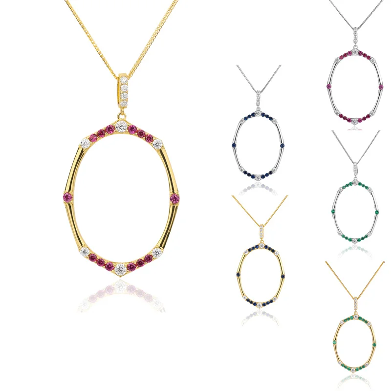 

Founder Band Necklaces For Women New Arrival 2023 925 Sterling Silver Round Necklace Statement Necklace