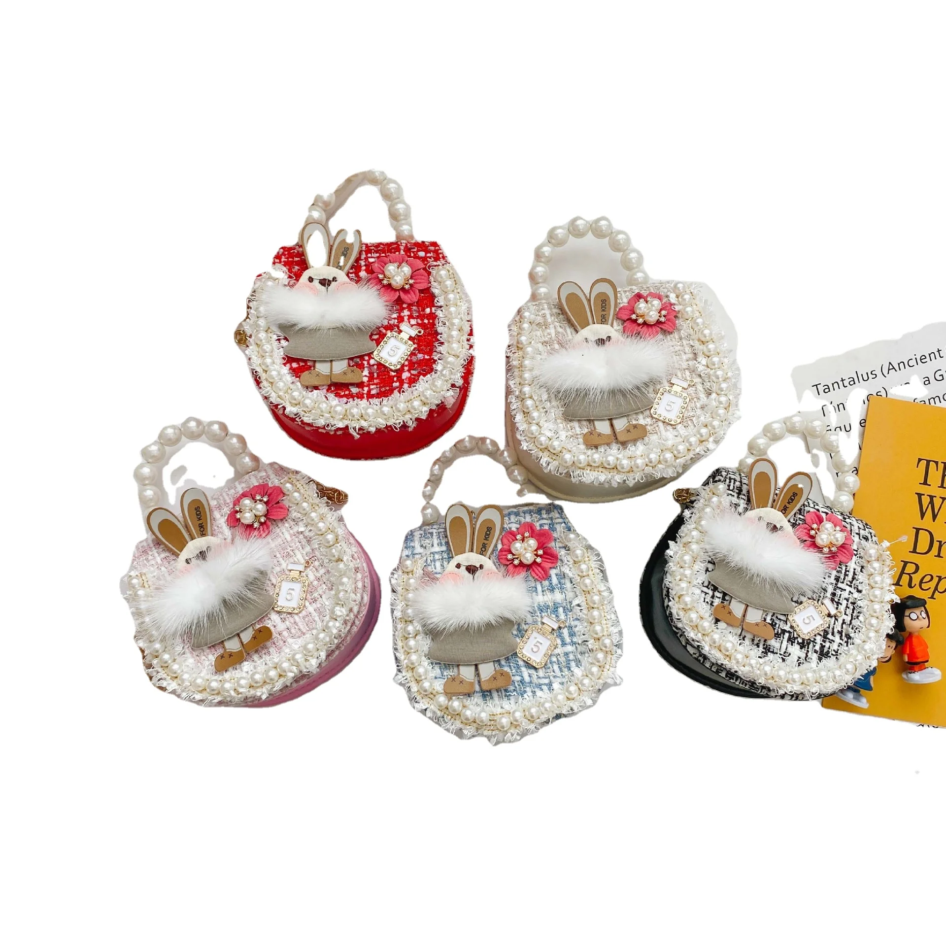 

New version children shoulder bag cute cartoon print girl cross-body bag fashion accessories handbag trendy custom-made LOGO