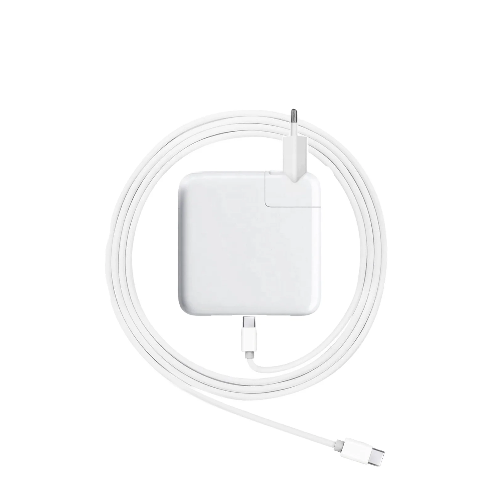 

30W 61W 87W 96W+ Type-C AC Power Adapter Charger EU US Plug for MacBook Charger USB C Power Adapter, White