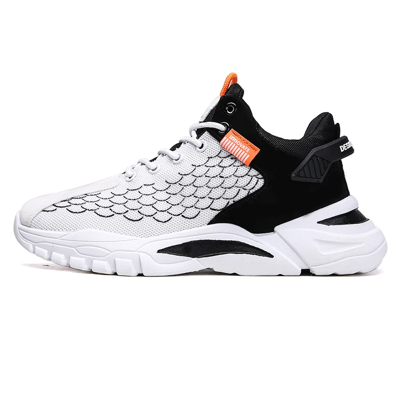 

Factory wholesale cheap fashion sports shoes fly knit breathable fashion casual shoes heighten durable daddy shoes