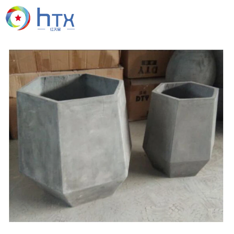 

concrete planter fiberglass flower pot mold, Customized