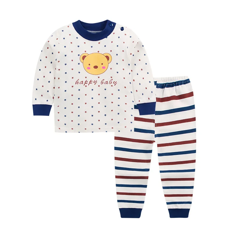 

Children's underwear set pure cotton autumn and winter 7 months-6 years baby clothing sets wholesale price, As pictures