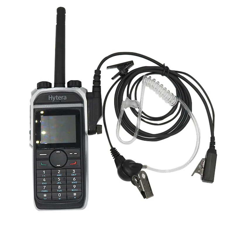 

FBI Style Acoustic Earpiece Headset for 2 Way Radio Motorola Hytera X1P X1EX1 PD600 PD680, Black