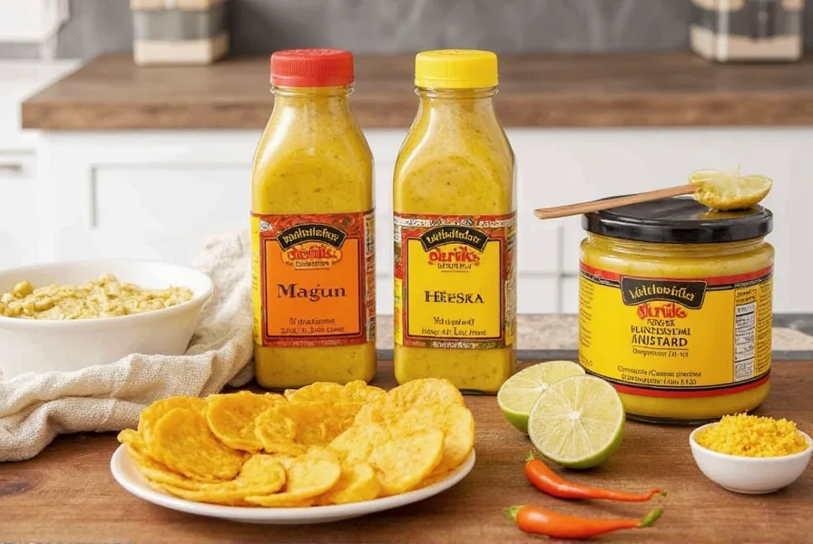 Jar of German mustard