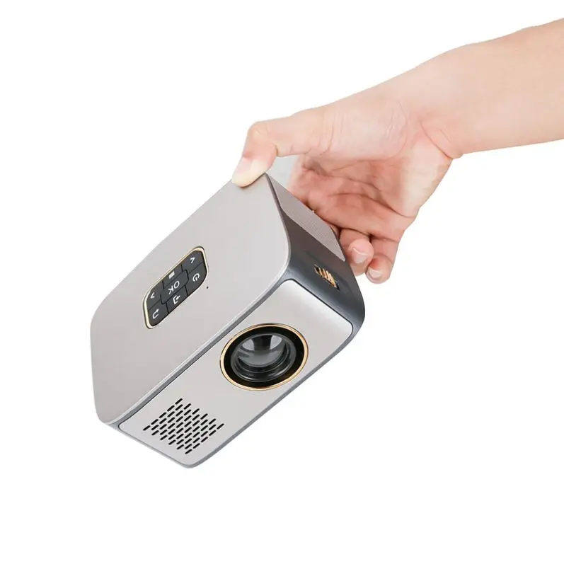 

Portable Movie Home Cinema HD Mini Portable Led Projector SD40, Silver