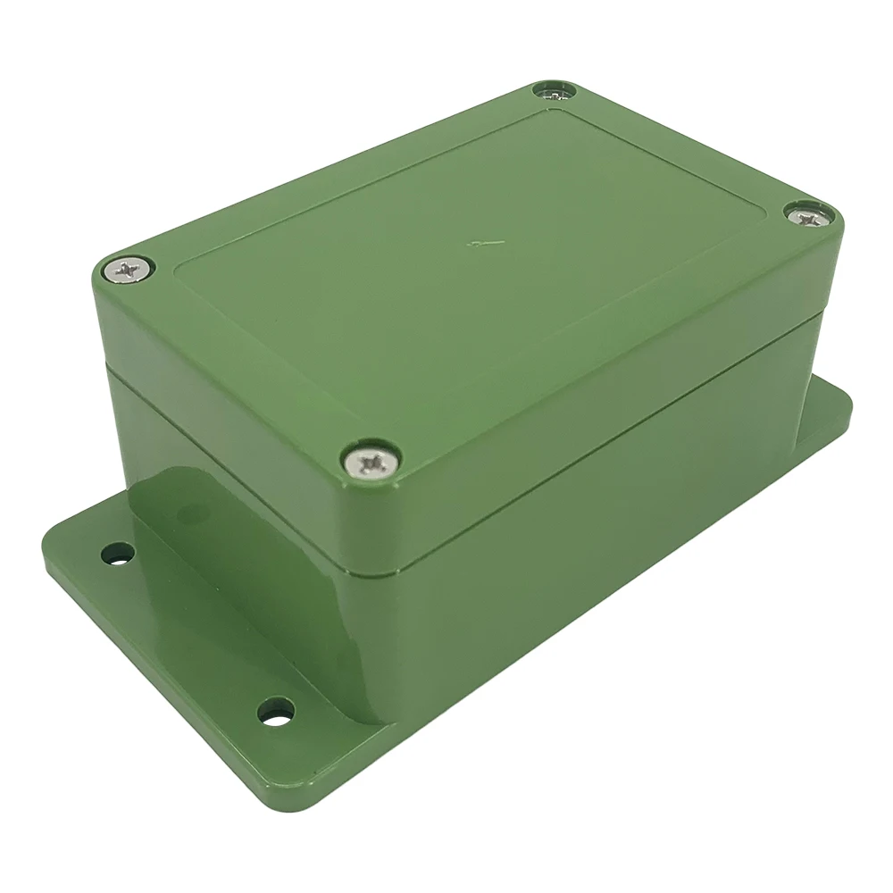 

100x68x50 mm Custom Green Color ABS Material Waterproof Plastic Enclosure Box Outdoor Cable Junction Box