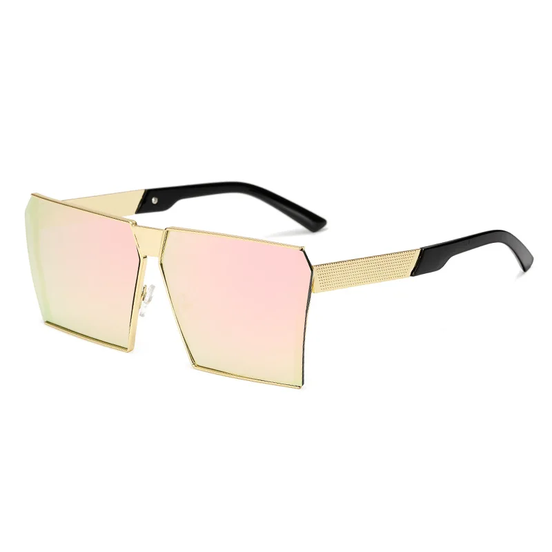 

Keloyi women Big Frame Fashion Sunglasses UV400 shades Various color gradient lenses coated lenses beach sun glasses