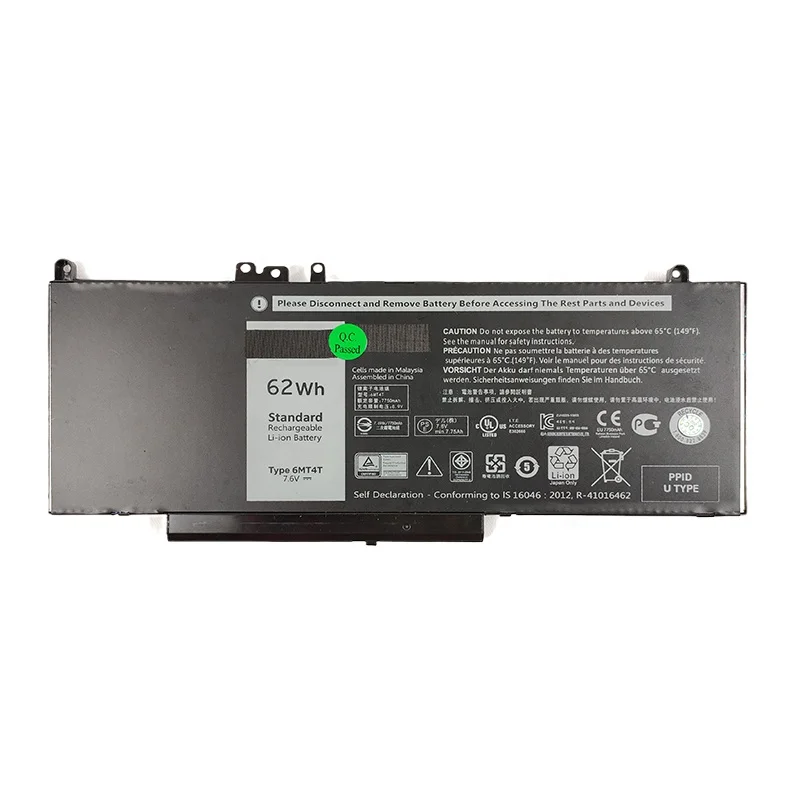 

li-ion battery 7750mAh 7.6V 62Wh E5450 E5470 E5550 E5570 TXF9M 79V for dell Latitude Laptop Battery 6MT4T