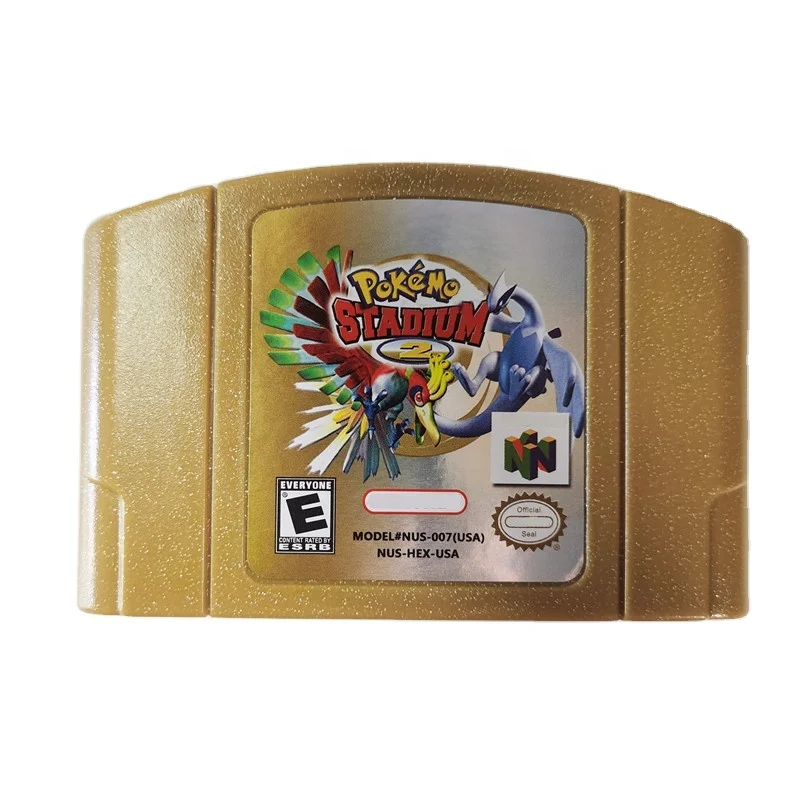 

Pokemoned Stadium 1 or 2 or Puzzle League or Snap For N64 Game Card USA NTSC Version N64 Cartridges