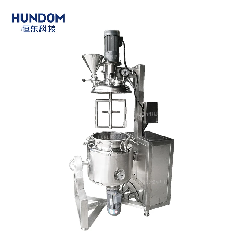 
Face cream vacuum homogenizing emulsifier cosmetic ointment mixing tank body lotion making machine  (60807546534)