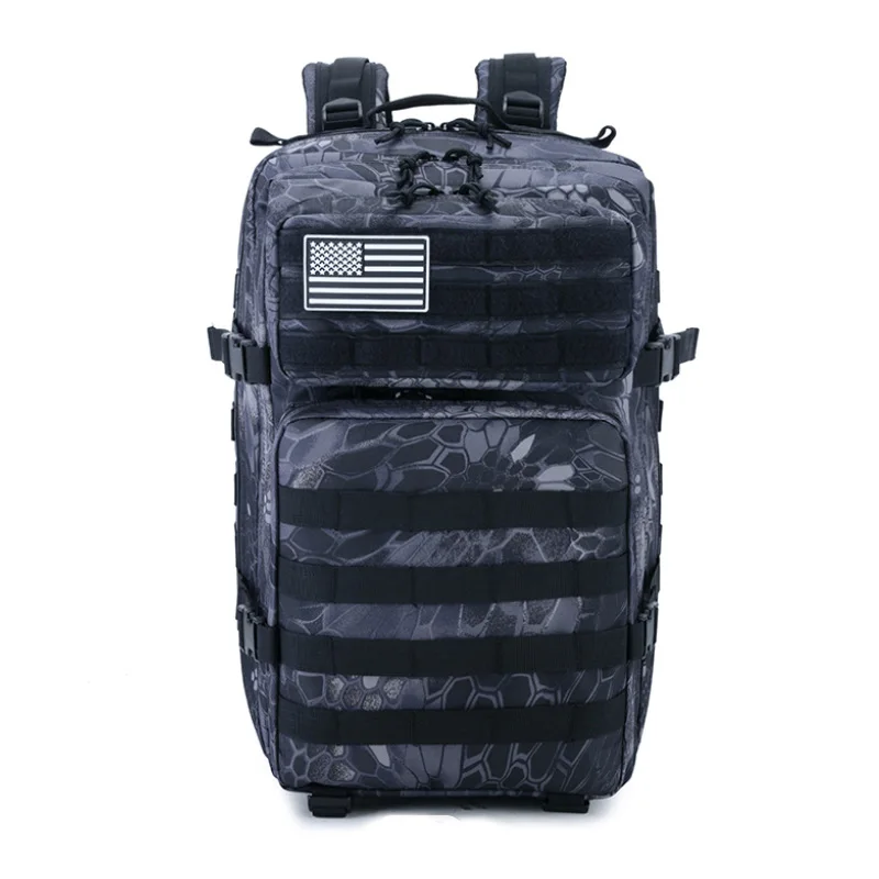 

Custom Hot high quality waterproof camouflage mochila tatica 45L hiking back pack hunting military tactical backpack bag, 17 colors