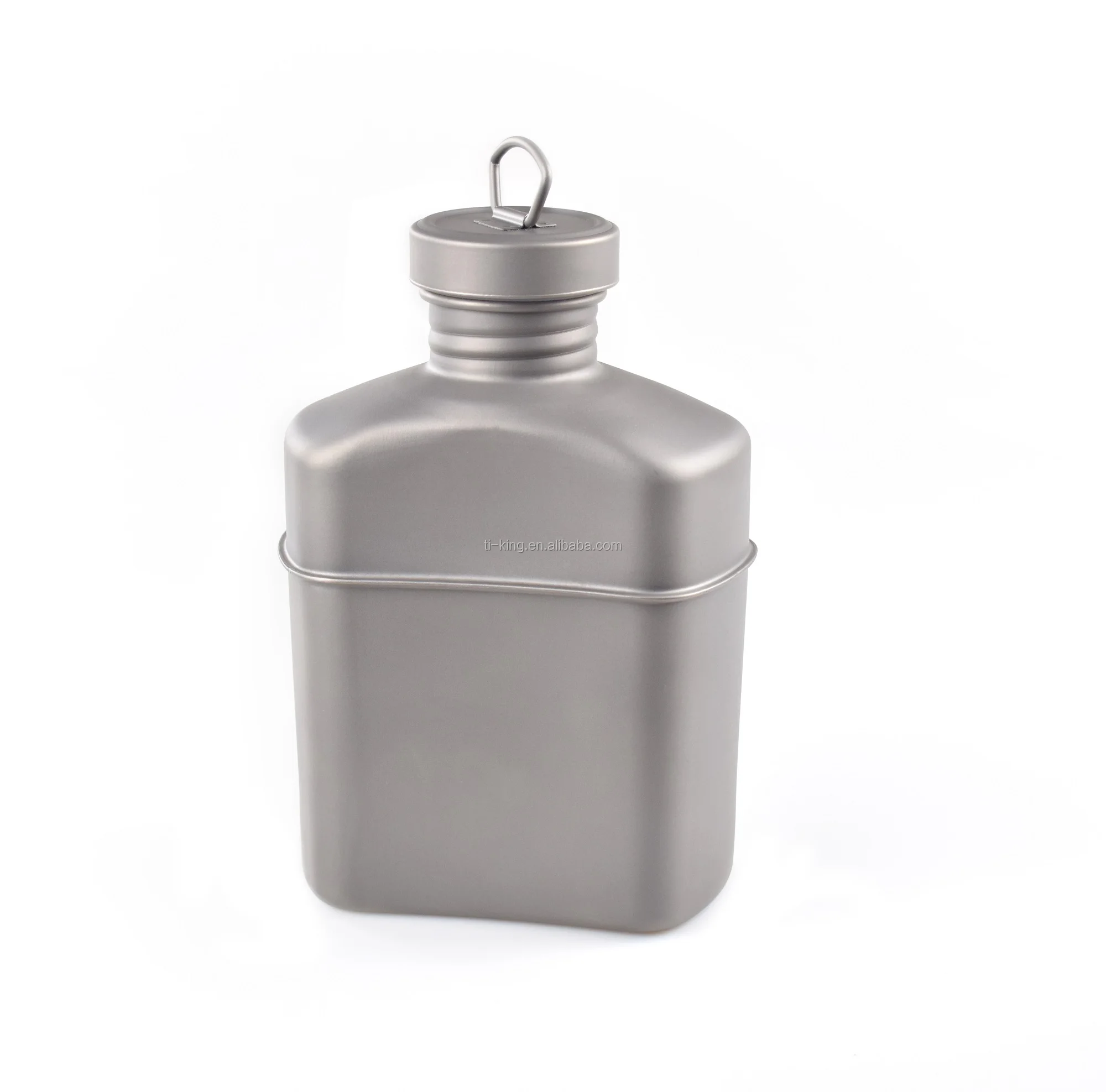 1000ml Ultralight Titanium Military Canteen For Camping Backpacking