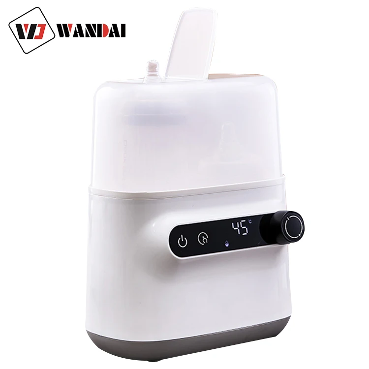 

Fast heating baby bottle warmer bottle portable baby milk bottle heater, White