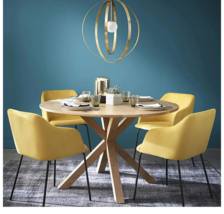 Event wedding classic solid oak wood dining table furniture