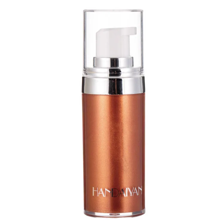 

HANDAIYAN Private Label Shiny And Full With 3D Contours Body Shimmer Spray Oil For Makeup Liquid HIghlighter, 4 colors