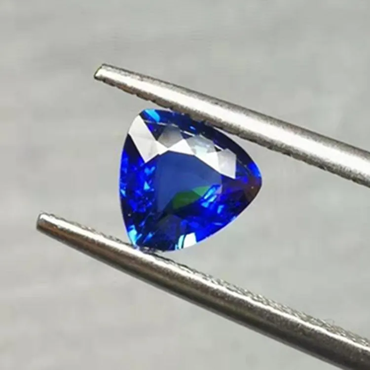 

high quality wholesale gemstone for jewelry making 1ct Sri Lanka natural unheated royal blue sapphire loose stone