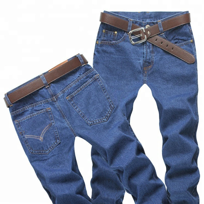 

Custom made cargo work wear man pants embroider or printing blue jeans cheap jeans by OEM/denim mens