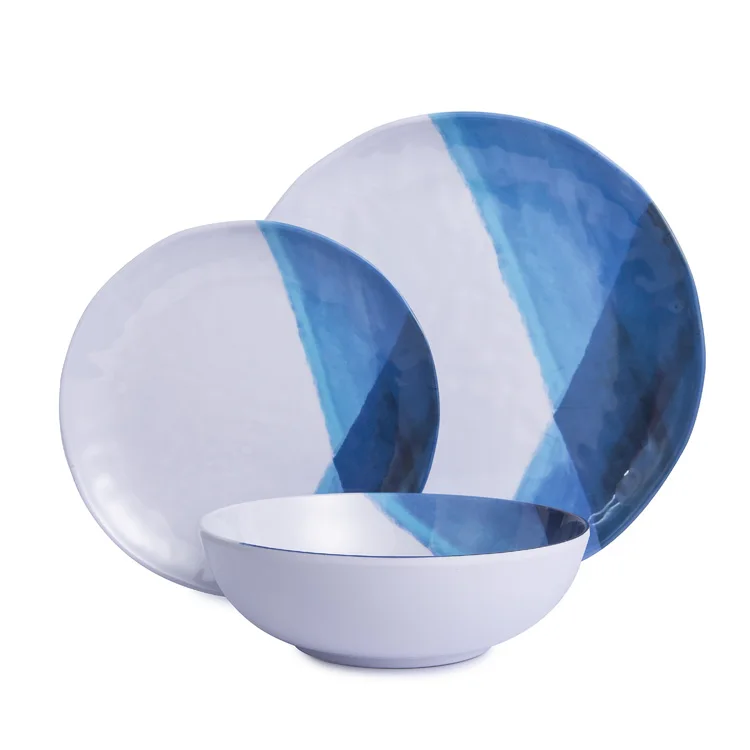 

High quality Melamine Dinnerware Tableware Sets Suitable For Restaurant And Kitchen
