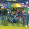 New mushroom flying chair amusement park Swing rides small fun thrilling rotating ride