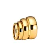 2mm Gold Plated Polished Tungsten Carbide Wedding Ring Classic Half Dome Band