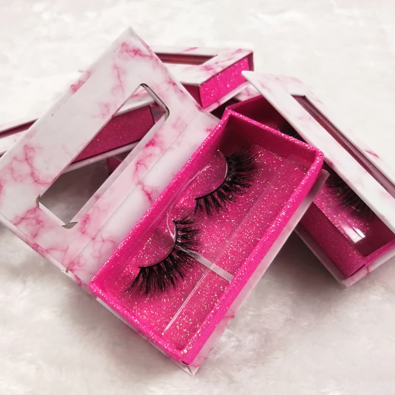 

Costom Private Label Great Self Adhesive Mink Eyelashes Vendor 3d False Lashes, Natural black