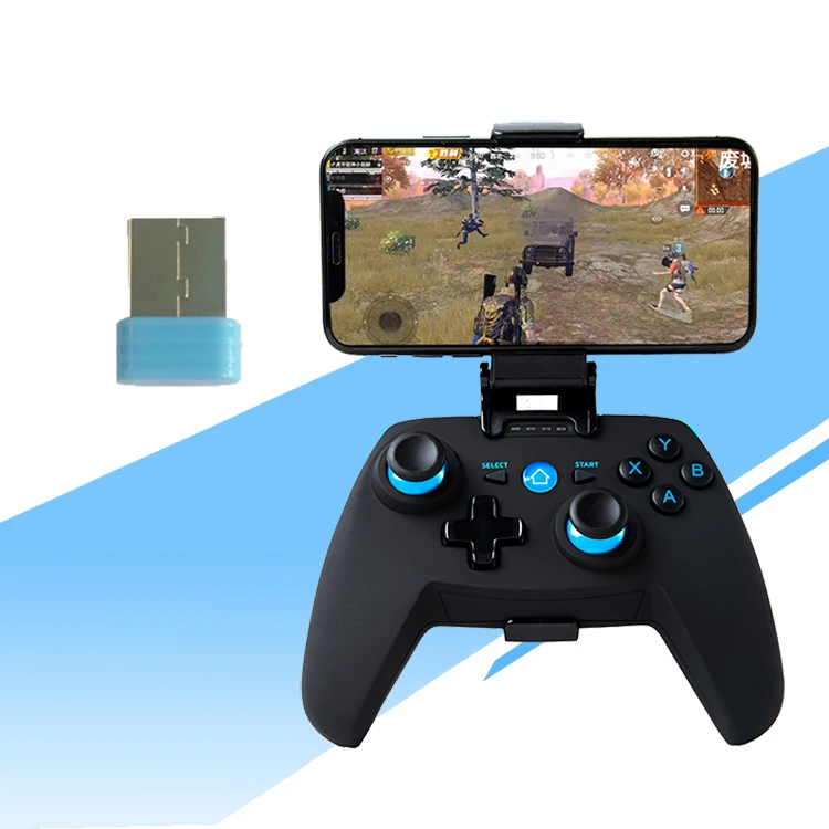 

2020 Best Christmas present X1 mobile phone gamepad game controller for android & ios Free Fire Game Controller, Black+blue