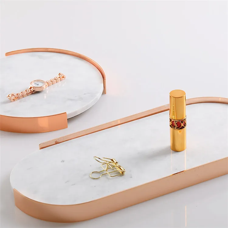  Marble Gold Tray